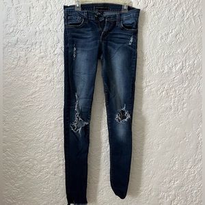 Women’s Flying Monkey Distressed Skinny Jeans
